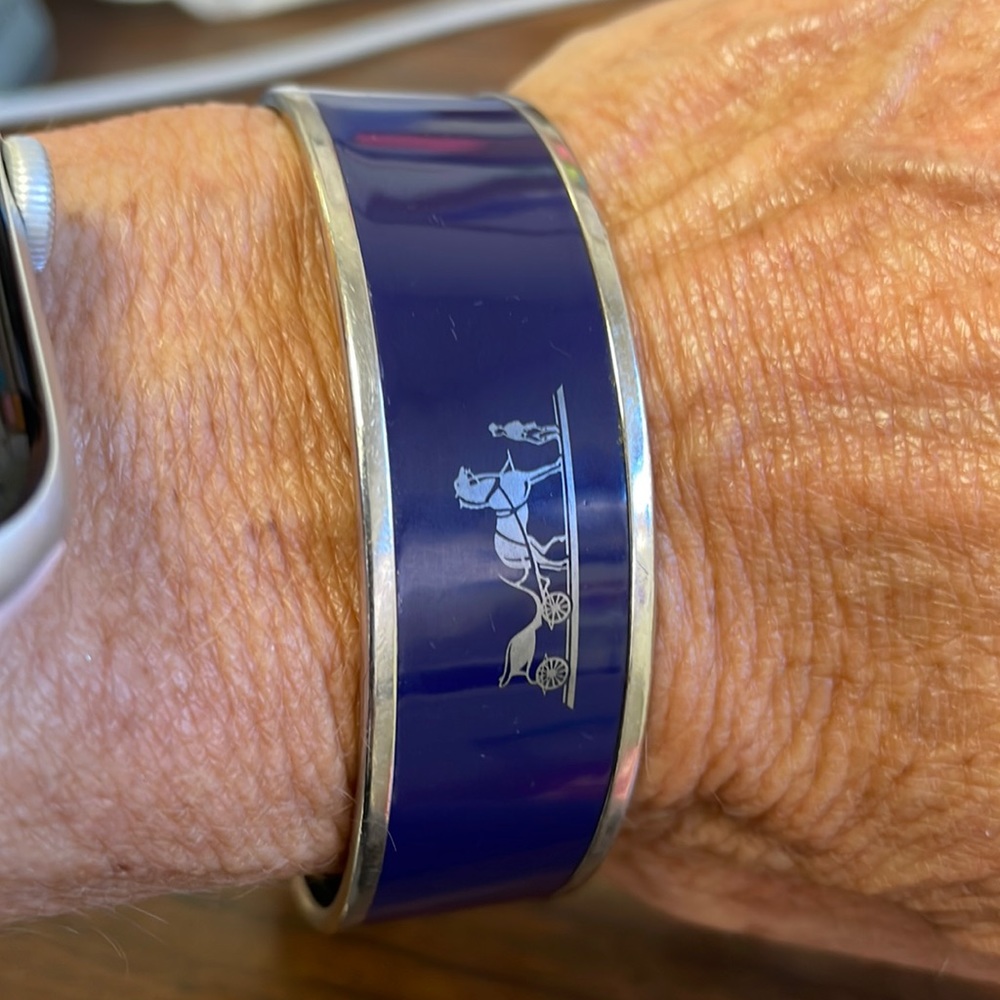 Authentic Hermes enamel bracelet